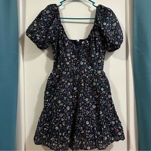 AF Floral Puff Sleeve Dress